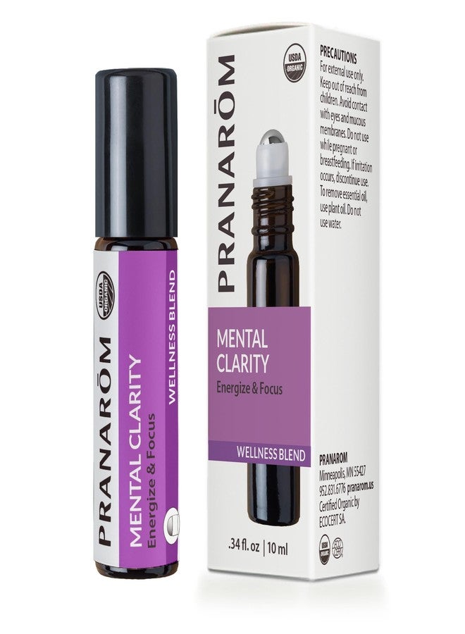 Pranarom - Mental Clarity Roller Wellness Blend - 8ml - Image 1